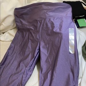 purple leggings